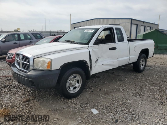 2007 Dodge Dakota ST with VIN 1D7HE22K87S199866, listed as a Copart auction lot 78001294 with 120,374 mi miles and Salvage Title. Bid and sale history available at DreamBid. Image 1.