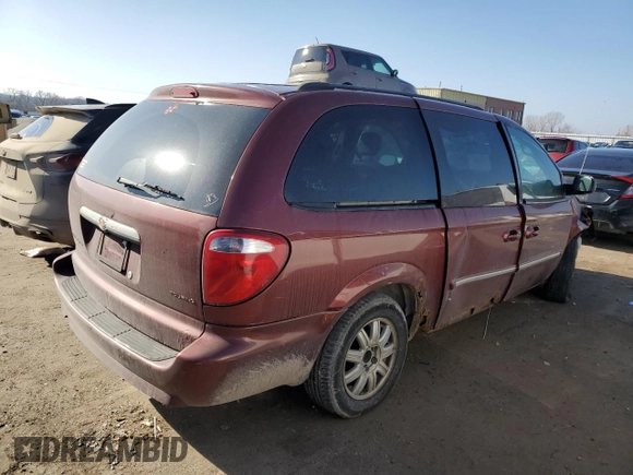 2007 Chrysler Town & Country Touring with VIN 2A4GP54LX7R361418, listed as a Copart auction lot 44330715 with Not Provided miles and Salvage Title. Bid and sale history available at DreamBid. Image 3.