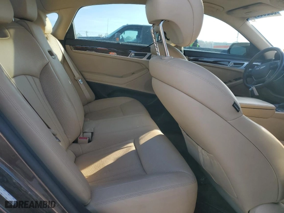 2017 Genesis G80 3.8L with VIN KMHGN4JE0HU177990, listed as a Copart auction lot 85206384 with 113,296 mi miles and Salvage Title. Bid and sale history available at carsss.com. Image 10.