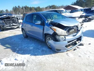 2012 Toyota Yaris L with VIN JTDKTUD39CD519198, listed as a IAAI auction lot 41589349 with 100,046 mi miles. Bid and sale history available at carsss.com. Image 1.