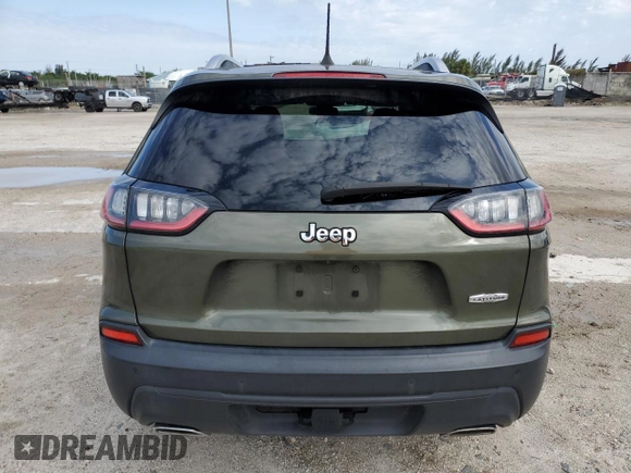2019 Jeep Cherokee Latitude Plus with VIN 1C4PJLLXXKD262481, listed as a Copart auction lot 48874435 with 180,593 mi miles and Salvage Title. Bid and sale history available at carsss.com. Image 6.