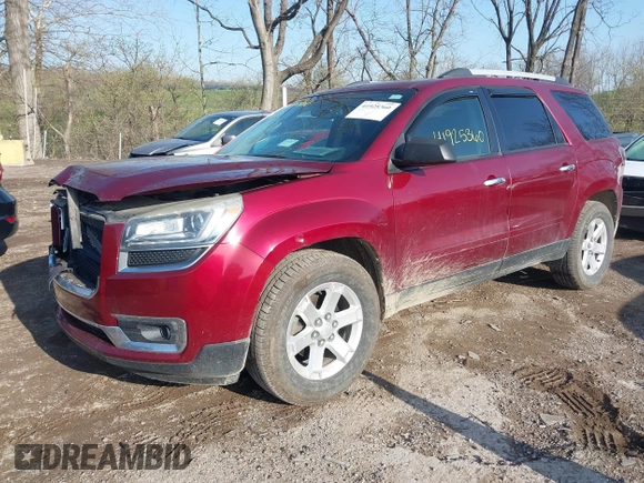 2015 GMC Acadia SLE with VIN 1GKKVPKD8FJ126049, listed as a IAAI auction lot 41925360 with 140,065 mi miles. Bid and sale history available at carsss.com. Image 17.