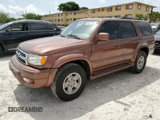 1999 Toyota 4Runner Limited z VIN JT3GN87R3X0101101, wystawiony jako Copart lot #60071945 z przebiegiem 268 159 mil mil oraz Czysty tytuł • Clean title. Historia ofert i sprzedaży dostępna na DreamBid. Obrazek 1.