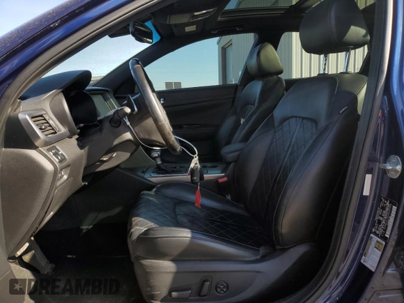 2018 Kia Optima SX with VIN 5XXGV4L25JG230508, listed as a Copart auction lot 56423135 with 100,575 mi miles and Salvage title. Bid and sale history available at DreamBid. Image 7.