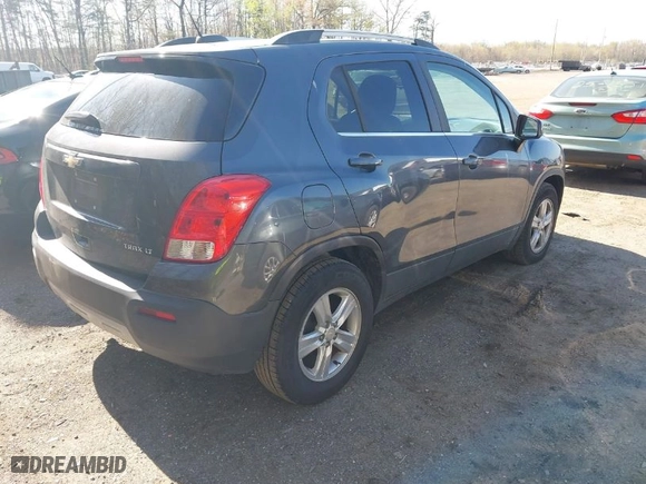 2016 Chevrolet Trax LT with VIN 3GNCJLSBXGL219062, listed as a IAAI auction lot 42000897 with 135,732 mi miles. Bid and sale history available at carsss.com. Image 4.