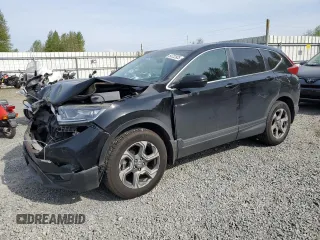 2019 Honda CR-V EX with VIN 5J6RW2H53KA011390, listed as a Copart auction lot 54722925 with 87,085 mi miles and Salvage Title. Bid and sale history available at carsss.com. Image 1.