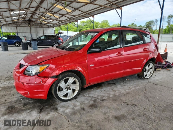 2004 Pontiac Vibe with VIN 5Y2SL64864Z437425, listed as a Copart auction lot 58072795 with 231,569 mi miles and Salvage title. Bid and sale history available at DreamBid. Image 1.