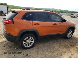 2015 Jeep Cherokee Trailhawk with VIN 1C4PJMBB5FW600455, listed as a Copart auction lot 53859365 with 164,420 mi miles and Salvage Title. Bid and sale history available at DreamBid. Image 3.