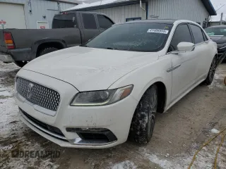 2017 Lincoln Continental Reserve with VIN 1LN6L9NPXH5629593, listed as a Copart auction lot 41406955 with 111,956 mi miles and Salvage Title. Bid and sale history available at carsss.com. Image 1.