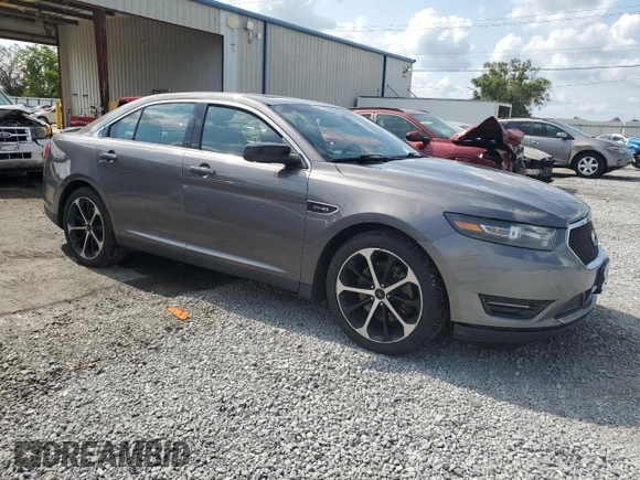 2014 Ford Taurus SHO with VIN 1FAHP2KT2EG152366, listed as a Copart auction lot 56479525 with 82,639 mi miles and Salvage title. Bid and sale history available at DreamBid. Image 4.