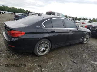 2018 BMW 5 Series 530e xDrive with VIN WBAJB1C55JB374313, listed as a Copart auction lot 62969295 with 70,596 mi miles and Clean title. Bid and sale history available at DreamBid. Image 3.