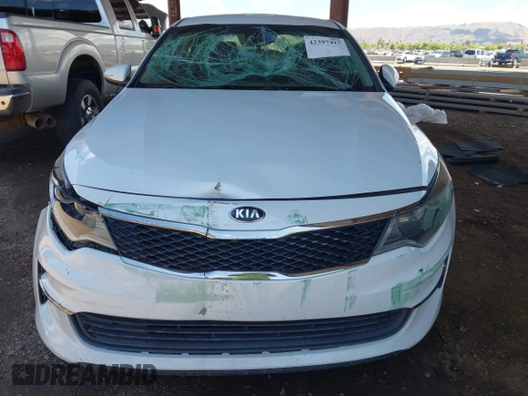 2017 Kia Optima LX with VIN 5XXGT4L37HG176394, listed as a IAAI auction lot 42397417 with 82,310 mi miles and . Bid and sale history available at DreamBid. Image 6.