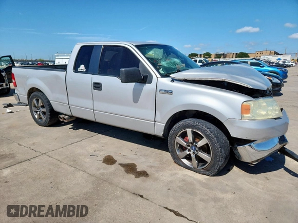 2006 Ford F-150 XL with VIN 1FTPX12V16NB79069, listed as a Copart auction lot 62731485 with 215,056 mi miles and Salvage title. Bid and sale history available at DreamBid. Image 4.