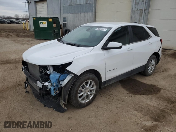 2023 Chevrolet Equinox LT with VIN 3GNAXUEG6PL255589, listed as a Copart auction lot 50379685 with 19,714 mi miles and Salvage Title. Bid and sale history available at DreamBid. Image 1.
