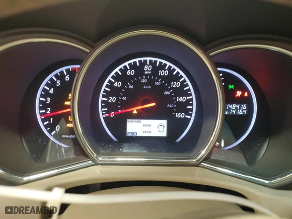 2012 Nissan Murano SV with VIN JN8AZ1MW0CW230397, listed as a Copart auction lot 45911335 with 148,416 mi miles and Salvage Title. Bid and sale history available at carsss.com. Image 9.