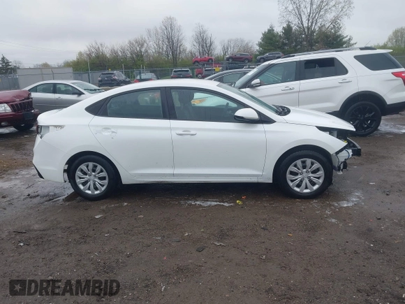 2021 Hyundai Accent SE with VIN 3KPC24A62ME150643, listed as a IAAI auction lot 41979286 with 46,307 mi miles. Bid and sale history available at carsss.com. Image 14.