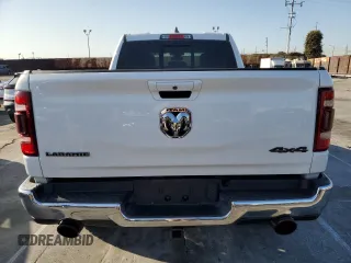 2020 Ram 1500 Laramie with VIN 1C6SRFDT0LN253615, listed as a Copart auction lot 49910145 with 77,895 mi miles and Salvage Title. Bid and sale history available at carsss.com. Image 6.