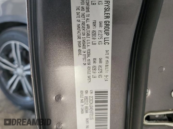 2014 Dodge Charger SXT Plus with VIN 2C3CDXJG4EH372115, listed as a Copart auction lot 41580055 with 197,232 mi miles and Salvage Title. Bid and sale history available at carsss.com. Image 12.