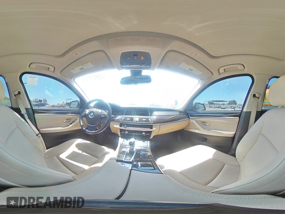 2016 BMW 5 Series 528i with VIN WBA5A5C5XGD526403, listed as a Copart auction lot 60992835 with 106,004 mi miles and Salvage title. Bid and sale history available at DreamBid. Image 14.
