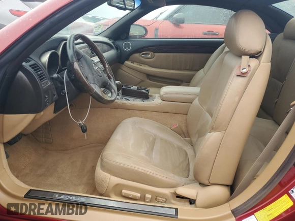 2007 Lexus SC 430 with VIN JTHFN45Y079010971, listed as a Copart auction lot 73927854 with 86,436 mi miles and Non Repairable. Bid and sale history available at DreamBid. Image 7.