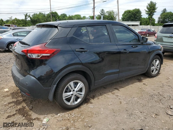 2020 Nissan Kicks S with VIN 3N1CP5BV4LL481864, listed as a Copart auction lot 59889504 with 52,520 mi miles and Salvage Title. Bid and sale history available at carsss.com. Image 3.