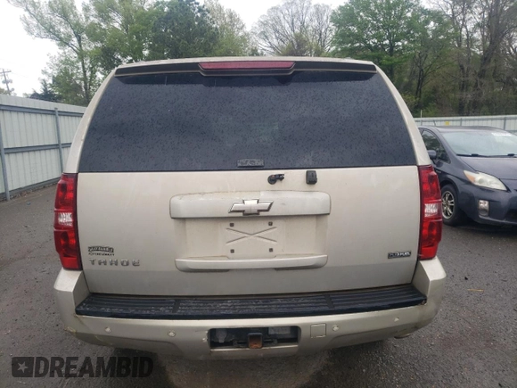 2008 Chevrolet Tahoe 1LT with VIN 1GNFC13068R243622, listed as a Copart auction lot 51006925 with 312,459 mi miles and Salvage title. Bid and sale history available at DreamBid. Image 6.