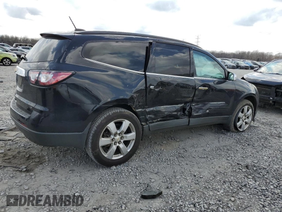 2017 Chevrolet Traverse LT with VIN 1GNKRGKD0HJ100149, listed as a Copart auction lot 45469854 with 184,348 mi miles and Salvage Title. Bid and sale history available at DreamBid. Image 3.