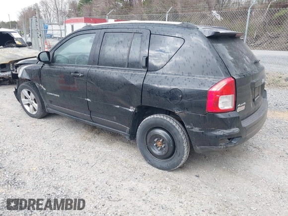 2013 Jeep Compass Sport with VIN 1C4NJDBB9DD113825, listed as a IAAI auction lot 41837328 with 79,745 mi miles. Bid and sale history available at carsss.com. Image 3.