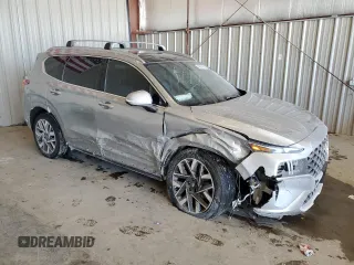 2021 Hyundai Santa Fe Calligraphy with VIN 5NMS5DAL0MH364340, listed as a Copart auction lot 44924695 with 48,324 mi miles and Salvage title. Bid and sale history available at DreamBid. Image 4.