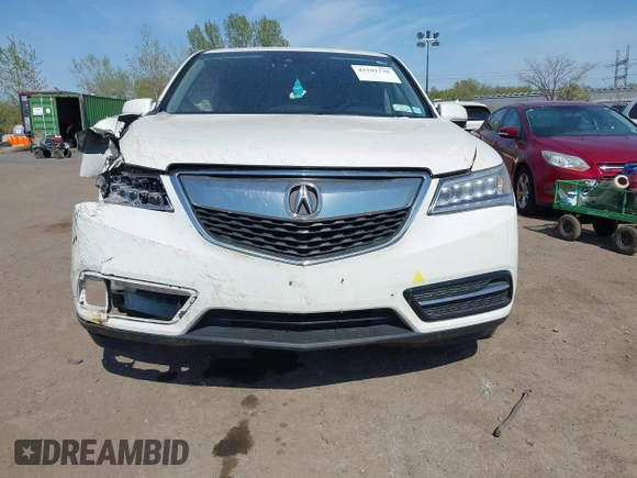 2016 Acura MDX w/Tech with VIN 5FRYD3H46GB007383, listed as a IAAI auction lot 42101738 with 150,207 mi miles. Bid and sale history available at carsss.com. Image 12.