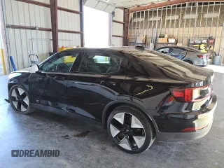 2023 Polestar 2 with VIN YSMED3KA6PL121923, listed as a Copart auction lot 80258404 with 43,744 mi miles and Clean Title. Bid and sale history available at carsss.com. Image 2.