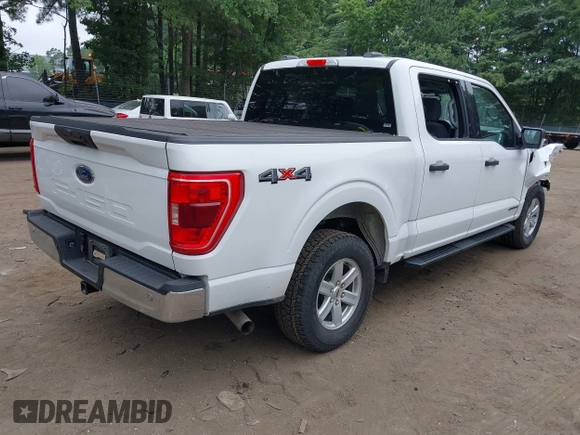 2021 Ford F-150 XL with VIN 1FTFW1ED3MFC37398, listed as a IAAI auction lot 42547006 with 194,971 mi miles and . Bid and sale history available at DreamBid. Image 4.