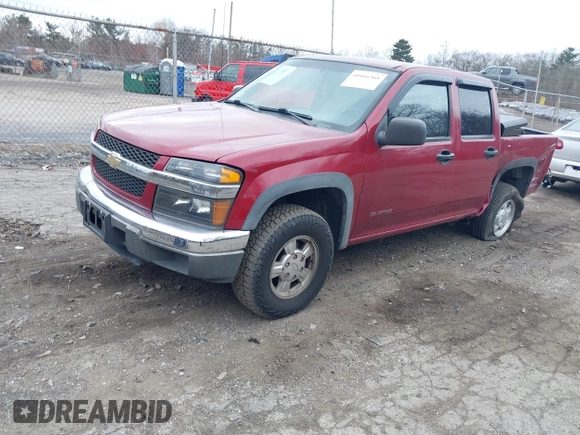 2004 Chevrolet Colorado 1SB LS Z85 with VIN 1GCDT136348144163, listed as a IAAI auction lot 41666368 with 152,719 mi miles. Bid and sale history available at carsss.com. Image 2.