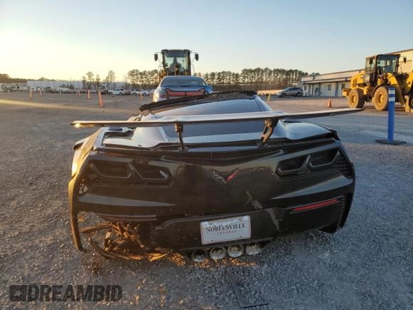 2015 Chevrolet Corvette Z06 1LZ z VIN 1G1YP2D63F5604803, wystawiony jako Copart lot #86177014 z przebiegiem Nie podano mil oraz Szkoda całkowita • Salvage title. Historia ofert i sprzedaży dostępna na DreamBid. Obrazek 6.