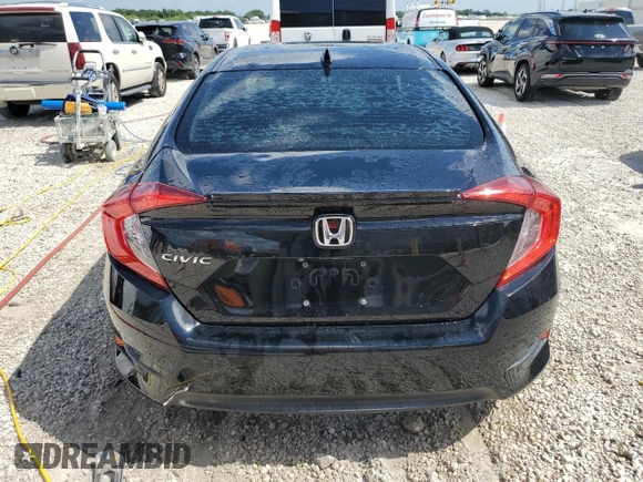 2017 Honda Civic EX-T with VIN 19XFC1E35HE023013, listed as a Copart auction lot 53592114 with 89,260 mi miles and Salvage Title. Bid and sale history available at DreamBid. Image 6.