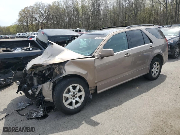 2006 Cadillac SRX with VIN 1GYEE637560216299, listed as a Copart auction lot 53553565 with 0 mi miles and Salvage Title. Bid and sale history available at carsss.com. Image 1.