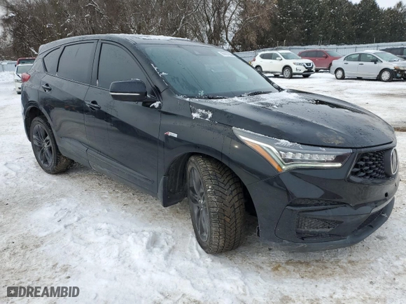 2020 Acura RDX w/A-Spec Pkg with VIN 5J8TC2H64LL810020, listed as a Copart auction lot 86687994 with 66,956 mi miles and Salvage Title. Bid and sale history available at carsss.com. Image 4.
