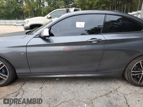 2019 BMW 2 Series M240i with VIN WBA2J5C50KVC07696, listed as a Copart auction lot 73926844 with 30,942 mi miles and Salvage Title. Bid and sale history available at DreamBid. Image 12.