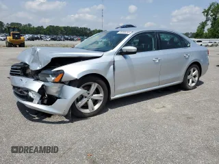 2014 Volkswagen Passat SE with VIN 1VWBP7A39EC010373, listed as a Copart auction lot 56999295 with 109,216 mi miles and Salvage title. Bid and sale history available at DreamBid. Image 1.