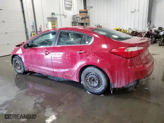 2016 Kia Forte EX with VIN KNAFX4A87G5524628, listed as a Copart auction lot 44221185 with 185,611 mi miles and Salvage Title. Bid and sale history available at carsss.com. Image 2.