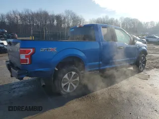 2020 Ford F-150 XL with VIN 1FTFX1E50LKE76922, listed as a Copart auction lot 46567395 with 42,101 mi miles and Salvage Title. Bid and sale history available at carsss.com. Image 3.