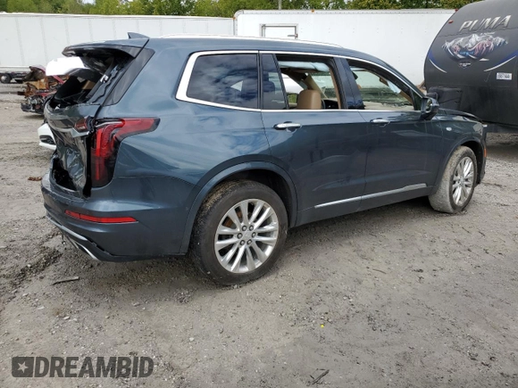 2020 Cadillac XT6 AWD Premium Luxury with VIN 1GYKPFRS1LZ148342, listed as a Copart auction lot 73495264 with 100,702 mi miles and Salvage Title. Bid and sale history available at carsss.com. Image 3.