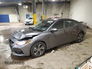 2021 Nissan Sentra SV z VIN 3N1AB8CV6MY249907, wystawiony jako Copart lot #59872575 z przebiegiem 65 603 mil mil oraz Czysty tytuł • Clean title. Historia ofert i sprzedaży dostępna na DreamBid. Obrazek 1.