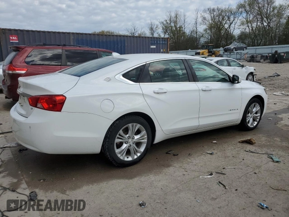 2014 Chevrolet Impala LT with VIN 2G1125S31E9107096, listed as a Copart auction lot 55640915 with 86,688 mi miles and Non Repairable. Bid and sale history available at DreamBid. Image 3.