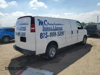 2017 Chevrolet Express Cargo с VIN 1GCZGHFG4H1307974, выставлен на аукционе Copart как лот 56925625 с пробегом 146 424 миль миль и Списание • Salvage title. История ставок и продаж доступна на DreamBid. Изображение 3.