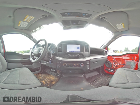 2023 Ford F-150 XL with VIN 1FTMF1C53PKF64009, listed as a Copart auction lot 58383215 with 8,655 mi miles and Salvage title. Bid and sale history available at DreamBid. Image 14.
