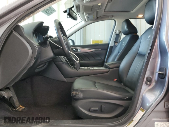 2014 Infiniti Q50 Premium with VIN JN1BV7APXEM688882, listed as a Copart auction lot 60543615 with 194,565 mi miles and Non repairable. Bid and sale history available at DreamBid. Image 7.