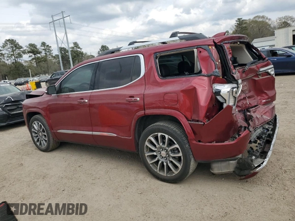2020 GMC Acadia Denali with VIN 1GKKNXLS8LZ206638, listed as a Copart auction lot 48925845 with 44,652 mi miles and Salvage title. Bid and sale history available at DreamBid. Image 2.