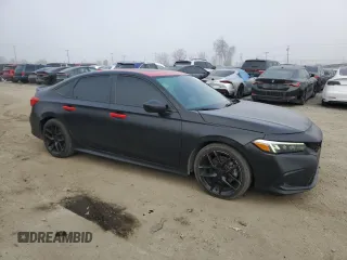 2022 Honda Civic Si with VIN 2HGFE1E50NH473830, listed as a Copart auction lot 54383035 with 72,733 mi miles and Salvage Title. Bid and sale history available at DreamBid. Image 4.
