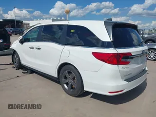 2022 Honda Odyssey EX with VIN 5FNRL6H56NB053487, listed as a IAAI auction lot 42237976 with Not provided miles and . Bid and sale history available at DreamBid. Image 3.